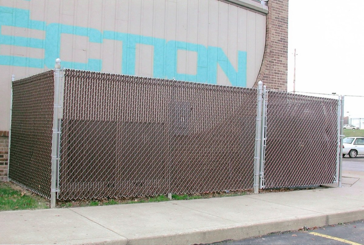Chain link fence